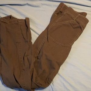 Chocolate brown prana pants